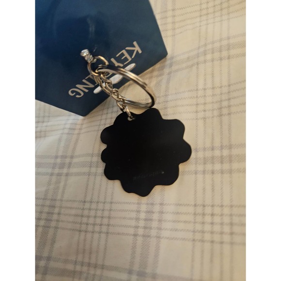 NWT Kalan Yellow Melting Smiley Face Keyring Keychain - Picture 3 of 3